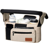 Momcozy front view of organizer showing pockets and neat storage benefit