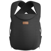 Momcozy front view showing carrier fit and easy access benefit