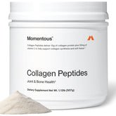 Momentous front canister showing brand and clean formula benefits