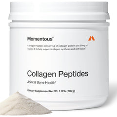 Momentous front canister showing brand and clean formula benefits