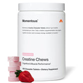 Momentous front packaging showing strawberry chews and brand benefits