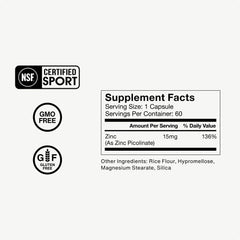 Momentous product label and nutrition facts displaying clear dosage information