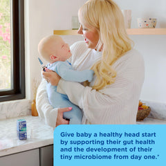 Mommy's Bliss drops on a spoon ready to give to baby for convenient feeding