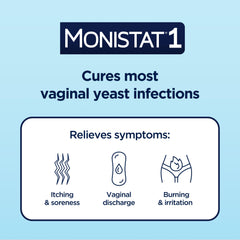 Monistat external itch cream tube detail highlighting texture for calming relief