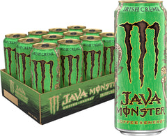 Monster Java Monster Irish Crème front can showing label and creaminess benefit