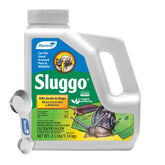 Monterey Sluggo jug front view showing packaging and included measuring spoon benefit