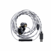 Moondrop CHU II DSP front view showing metal shell and shape for comfortable fit