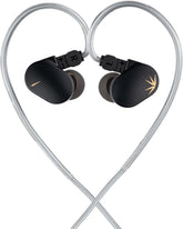 Moondrop CHU II front shell showing polished alloy and ergonomic shape for comfortable fit