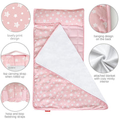Moonsea rolled mat with handle ready to carry showing travel-friendly ease