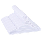 Mosearon front pack of 100 white kids hangers showing tidy value