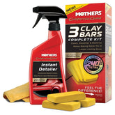 Mothers front packaging showing complete clay bar kit and benefits