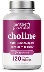 Mother's Promise front label showing product name and benefits