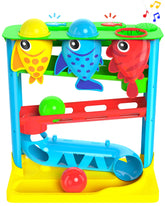 Move2Play front view showing colorful fish and ball slots, engaging learning