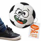 Move2Play front view showing branding and playful soccer design, promoting joyful play