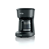 Mr. Coffee front view showing compact brewer and ergonomic benefits