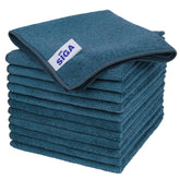 MR.SIGA front packaging showing twelve stacked microfiber towels benefit quick multi-room supply
