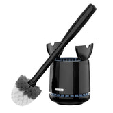 MR.SIGA front view of brush and holder, neat discreet storage benefit