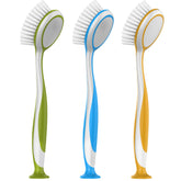 MR.SIGA front view of round dish brush showing compact design and quick storage benefit