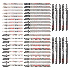 MRCGTCE open case showing organized 50-piece blade set for quick access