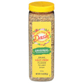 Mrs. Dash jar front label showing brand and clear product identity for quick selection