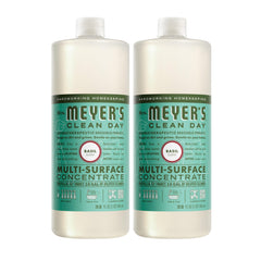 Mrs. MEYER'S front packaging showing basil concentrate and clear labeling for easy identification