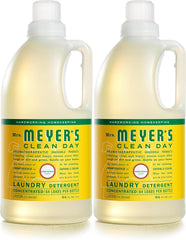 Mrs. MEYER'S front packaging showing honeysuckle scent and concentrated benefits