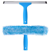 MR.SIGA front view of 14-inch squeegee showing dual-action cleaning benefit