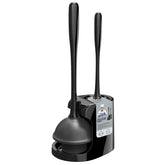 MR.SIGA front view of plunger and brush combo showing organized storage benefit