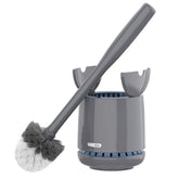 MR.SIGA front view of toilet brush and holder showing neat storage and clean look
