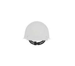 MSA Skullgard front view showing white cap and stable protection