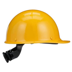 MSA Skullgard ratchet close-up highlighting easy adjustment benefit