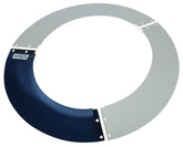 MSA Sun Shield front view showing full gray brim and Lexan panel for added shade