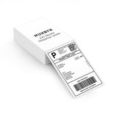 MUNBYN front stack packaging showing 220 labels and kraft carton benefit organization