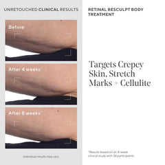 Murad ingredients label highlighting retinal and exerkine-inspired extracts benefit