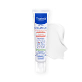 Mustela Cicastela front packaging shows tube and benefits