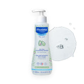Mustela front bottle view showing cleanser and travel convenience