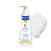 Mustela front packaging showing cleansing gel and benefits