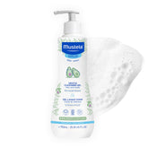 Mustela front packaging showing gentle cleansing gel and benefits
