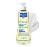 Mustela bottle front packaging showing product and gentle formula benefits