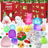 Muxiziu advent calendar front view showing festive packaging and 24 doors