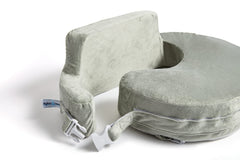 My Brest Friend fabric close-up highlighting soft Platinum cover and easy cleaning