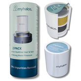 myhalos front packaging showing two cartridges and benefits