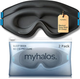 myhalos front view showing full blackout and comfortable fit