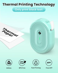 NADAIIN N12 sample black printed label on waterproof tape demonstrating durable readability