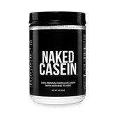 NAKED casein front container showing simple packaging and purity benefit