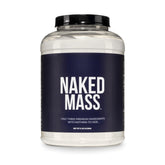 NAKED mass front tub showing clean packaging and bulk benefit