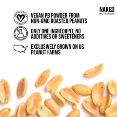 NAKED PB blended in a smoothie showing protein boost and smoother texture