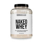 NAKED front packaging showing clean label and 5 lb tub benefit