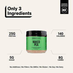 NAKED scoop portion displaying serving size and convenience