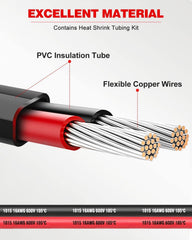 NAOEVO close-up of tinned copper conductor strands showing high conductivity and flexibility